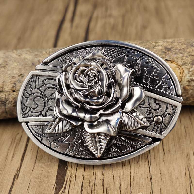 Kalsten | Metal Oval Cowboys Belt Buckle with Hidden EDC Tool | Stylish Accessory for Outdoor Adventures 14