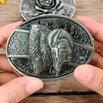 Kalsten | Metal Oval Cowboys Belt Buckle with Hidden EDC Tool | Stylish Accessory for Outdoor Adventures 15
