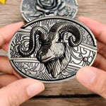 Kalsten | Metal Oval Cowboys Belt Buckle with Hidden EDC Tool | Stylish Accessory for Outdoor Adventures 17