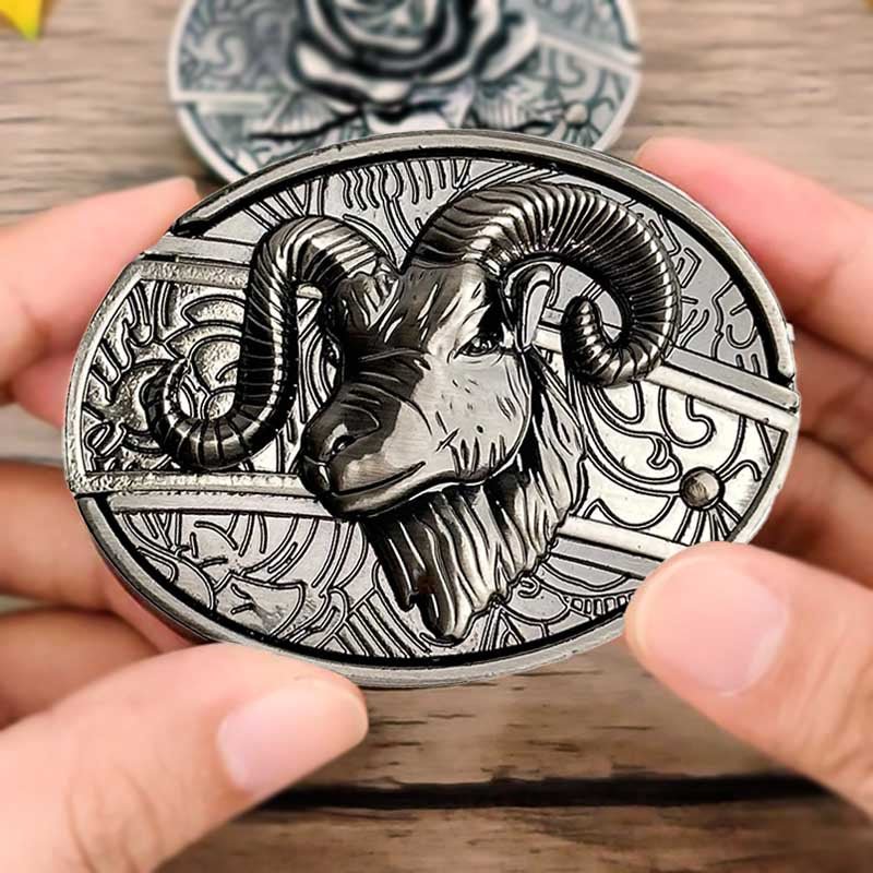 Kalsten | Metal Oval Cowboys Belt Buckle with Hidden EDC Tool | Stylish Accessory for Outdoor Adventures 17