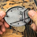 Kalsten | Metal Oval Cowboys Belt Buckle with Hidden EDC Tool | Stylish Accessory for Outdoor Adventures 3