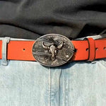 Kalsten | Metal Oval Cowboys Belt Buckle with Hidden EDC Tool | Stylish Accessory for Outdoor Adventures 4