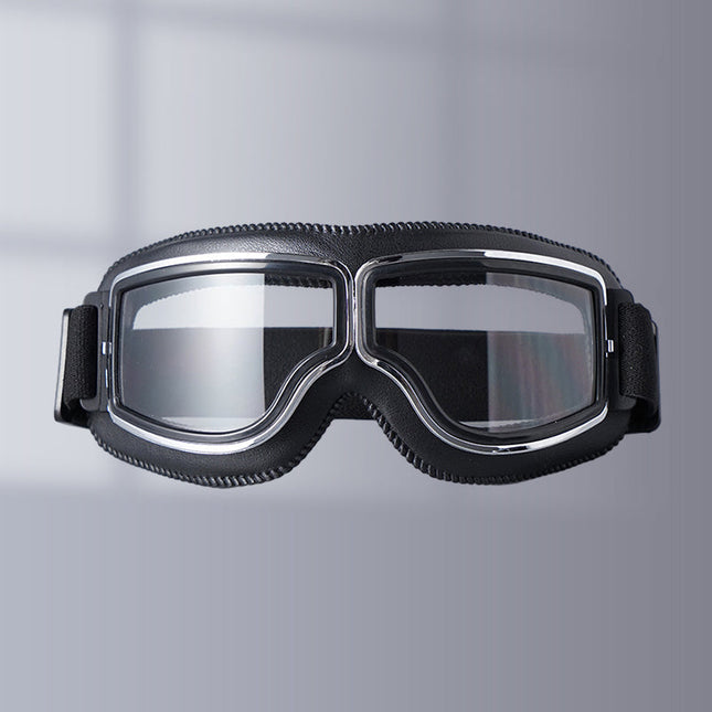 Kalsten | Vintage Motorcycle Goggles with UV Protection & Scratch-Resistant Lens | Classic Design for Comfort and Style 0