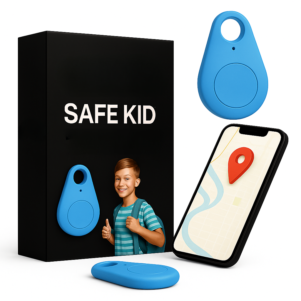 KidiSafe | Child GPS Tracker with Live Location & SOS Alert | Waterproof Design for Everyday Safety 5