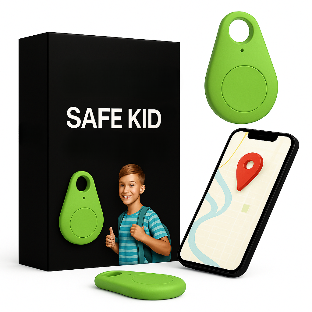 KidiSafe | Child GPS Tracker with Live Location & SOS Alert | Waterproof Design for Everyday Safety 7