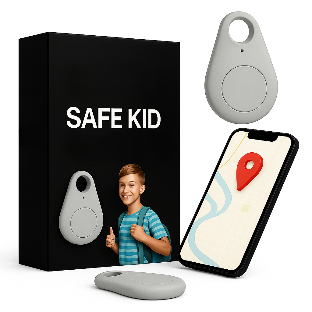 KidiSafe | Child GPS Tracker with Live Location & SOS Alert | Waterproof Design for Everyday Safety 8
