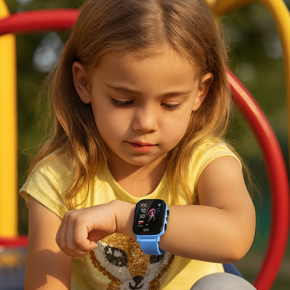 Kids Smartwatch | 4G GPS Tracker with Camera & Touchscreen | Waterproof Design for Active Play 0