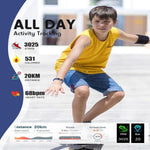 Kids Smartwatch | GPS Tracking & Fitness Monitoring with Colorful Design | Encourages Active Lifestyle for Health and Safety 1