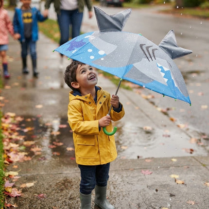 Kids Umbrella for Rain, Cute Cartoon Umbrella for Girls and Boys