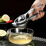 Kitchen Essential | Stainless Lemon Squeezer with Ergonomic Handle | Effortless Juice Extraction for Fresh Beverages 0