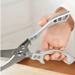 Kitchen Shears | Stainless Steel Scissors with Effortless Cutting Feature | Versatile Tool for Food Preparation 4