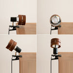 Kiyomizu | Elegant Japanese Wood and Iron Table Lamp for Bedroom 7