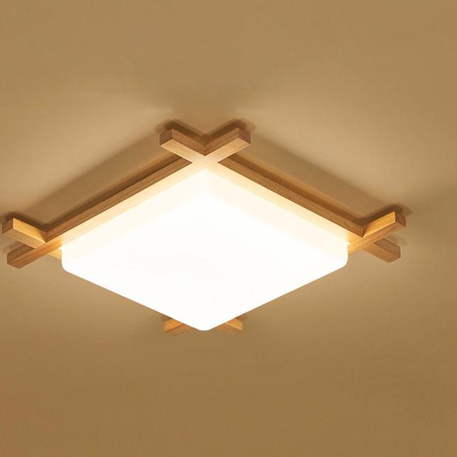 KiyoshiLight | Elegant Modern Japanese Flush Mount Ceiling Lamp 0