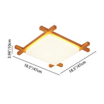 KiyoshiLight | Elegant Modern Japanese Flush Mount Ceiling Lamp 5