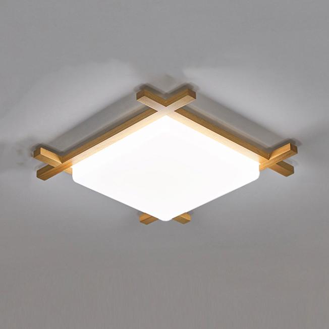 KiyoshiLight | Elegant Modern Japanese Flush Mount Ceiling Lamp 8