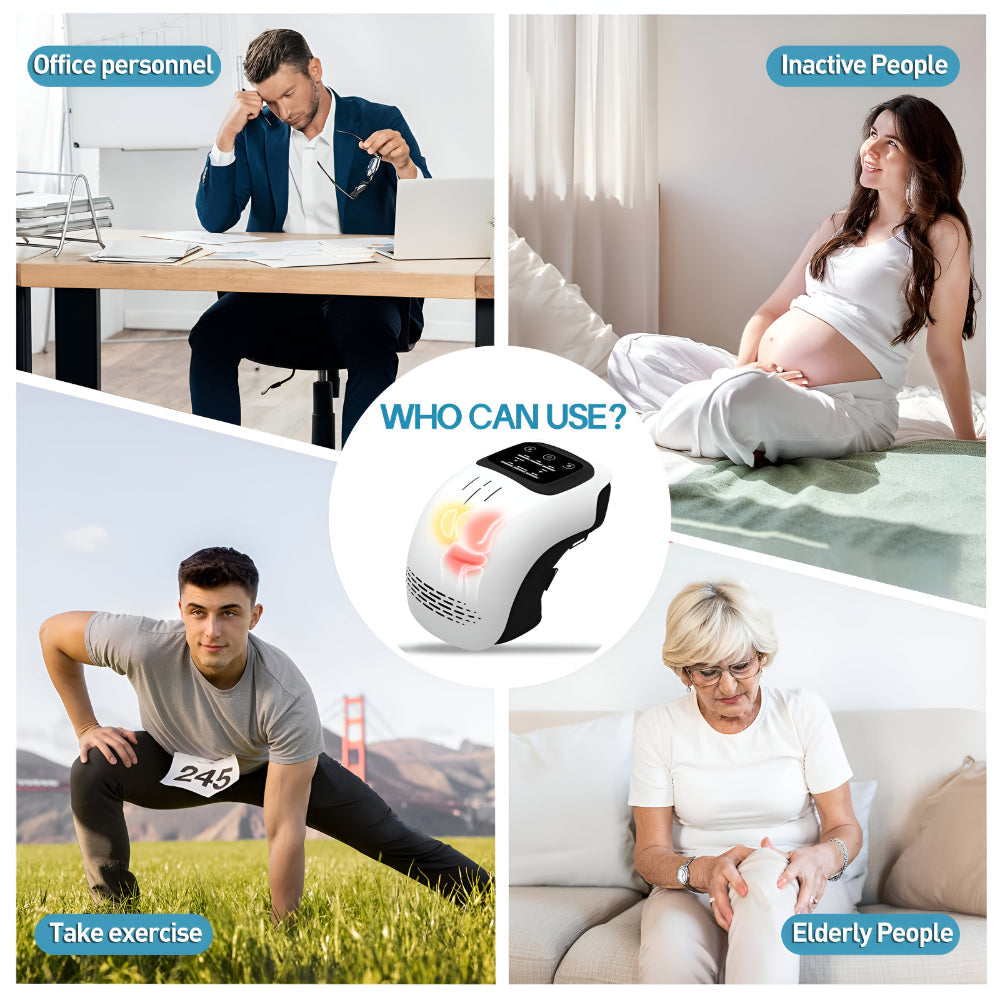 Knee Massager | Electric Heated Compression Device for Pain Relief 4