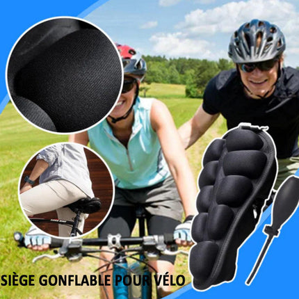 Bike Seat Cushion, Inflatable Bicycle Seat Cover with Anti Slip Surface, Cycling Saddle Cover, Bike Accessories