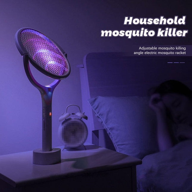 UV Mosquito Zapper, Electric Fly Swatter with USB Charging Station