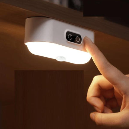 Motion Sensor Night Light, Rechargeable Motion Activated Light for Closet and Stairs, Magnetic LED Closet Light