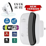Tuzwa WiFi Range Extender – 300Mbps 2.4GHz WiFi Signal Booster & Wireless Repeater for Home Internet Coverage