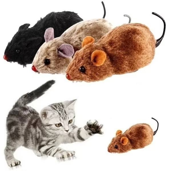 Interactive Cat Toys, Automatic Cat Toy Mouse for Indoor Cats, Battery Operated Cat Enrichment Toy for Hunting