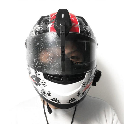 Helmet Wiper for Motorcycle Visor, Rechargeable Motorcycle Helmet Windscreen Wiper