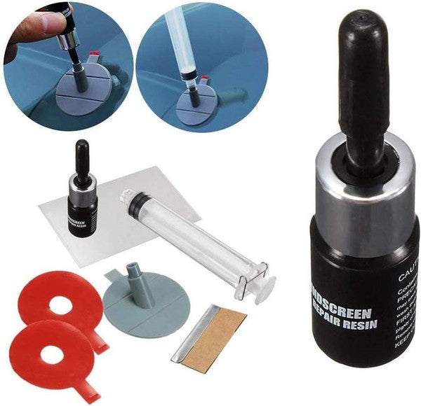 DIY Windshield Repair Kit, Windshield Chip Repair Kit with Resin