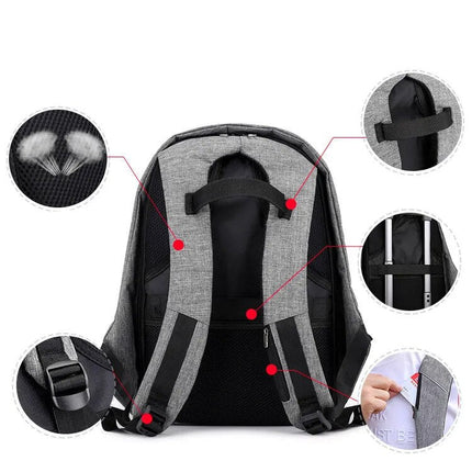 Travel Backpack, Anti Theft Everyday Carry Backpack with Rear Access
