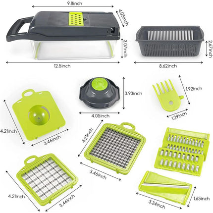 Vegetable Chopper 18 in 1, Manual Food Chopper – image 4