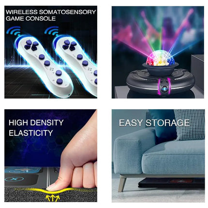 Dance Mat for Kids with 2 Wireless Controllers, Dance Mat Game for TV – image 4