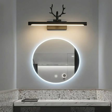 LED Bathroom Vanity Light with 210° Adjustable Head | Antler-Style Design for Targeted Grooming 3