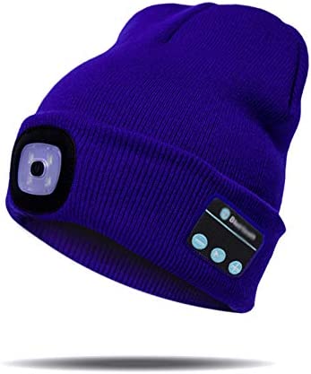 LED Beanie Hat | Bluetooth Headphones with Hands-Free Light | Comfortable & Waterproof for Outdoor Activities 10