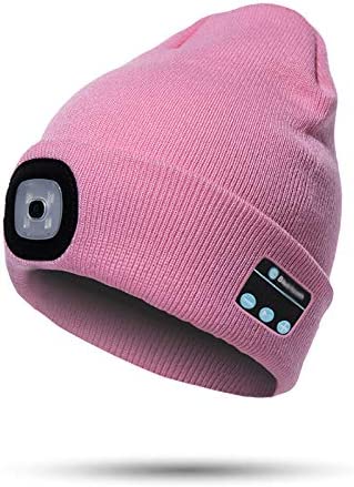 LED Beanie Hat | Bluetooth Headphones with Hands-Free Light | Comfortable & Waterproof for Outdoor Activities 4