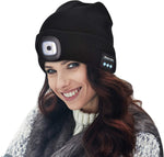 LED Beanie Hat | Bluetooth Headphones with Hands-Free Light | Comfortable & Waterproof for Outdoor Activities 6