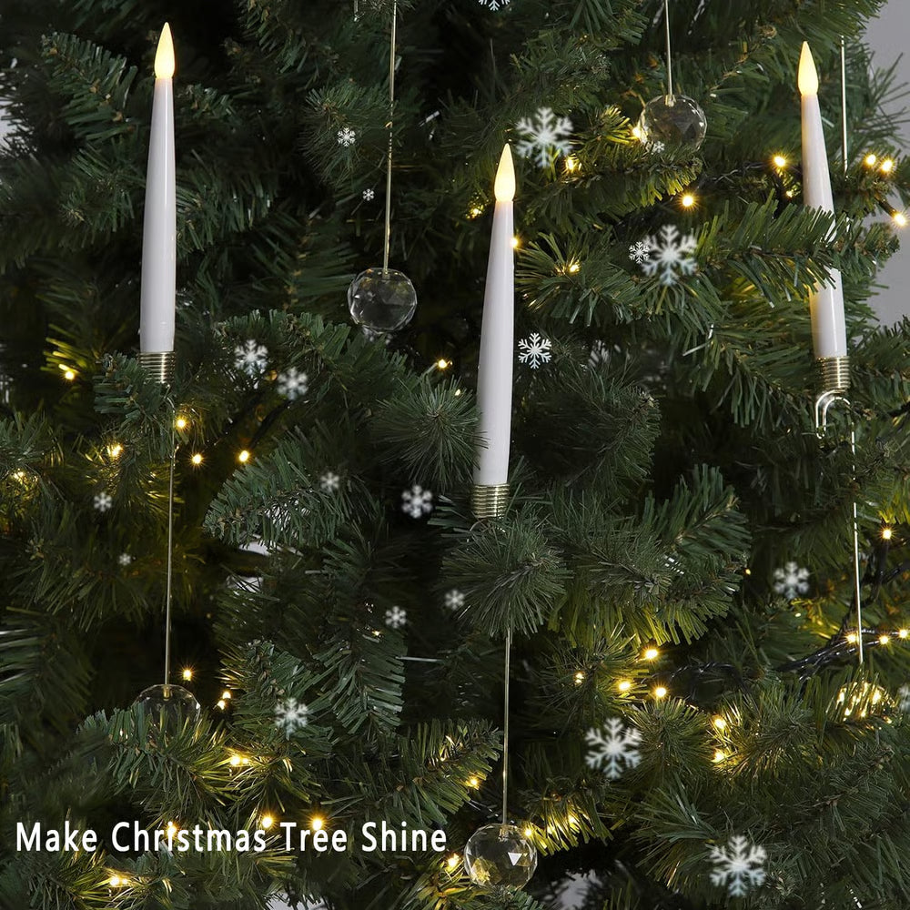 LED Christmas Lights | Battery-Powered Candle Set with Remote Control for Enchanting Holiday Decor 7