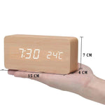 LED Digital Alarm Clock with Voice Control & Temperature Display | Modern Design for Effortless Time Management 10