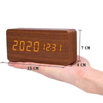 LED Digital Alarm Clock with Voice Control & Temperature Display | Modern Design for Effortless Time Management 11
