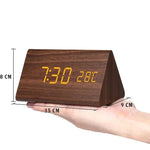 LED Digital Alarm Clock with Voice Control & Temperature Display | Modern Design for Effortless Time Management 4