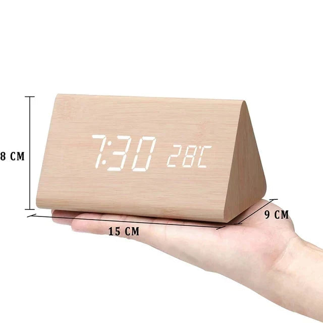 LED Digital Alarm Clock with Voice Control & Temperature Display | Modern Design for Effortless Time Management 6