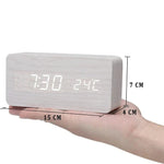 LED Digital Alarm Clock with Voice Control & Temperature Display | Modern Design for Effortless Time Management 9