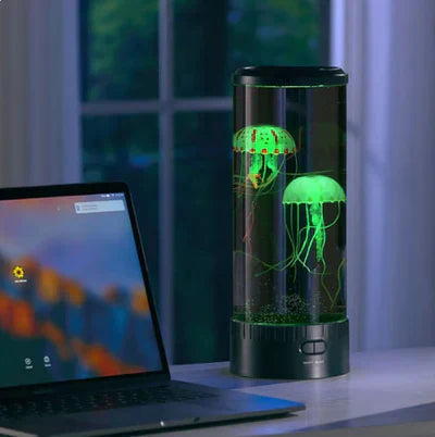 LED Jellyfish Lamp | Cylindrical Design with Soothing Color Changes for Relaxation 5
