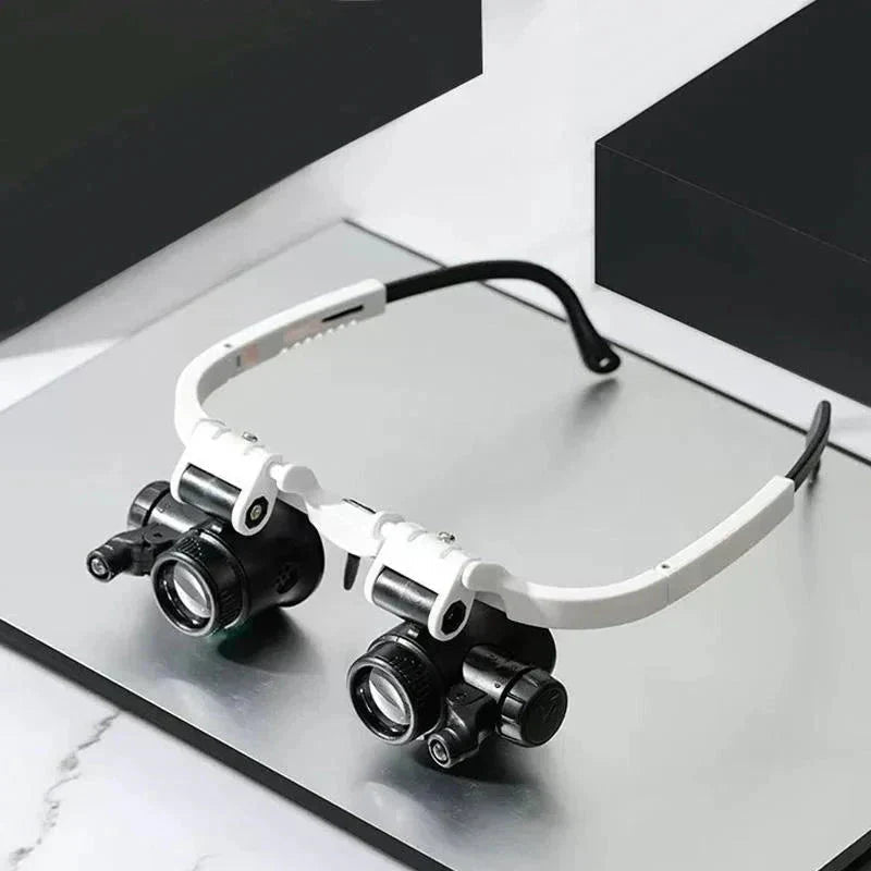 LED Magnifying Glasses with 8x, 15x, and 23x Magnification for Precision Work 0
