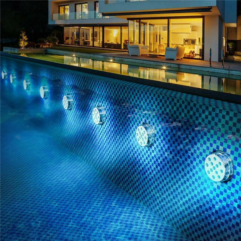 LED Pool Light | Waterproof Remote-Controlled Floating Light with 12 Colors for Vibrant Pool Parties 0