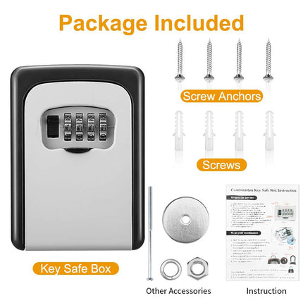 Key Lock Box Wall Mounted, Combination Lock Box for Keys – image 10