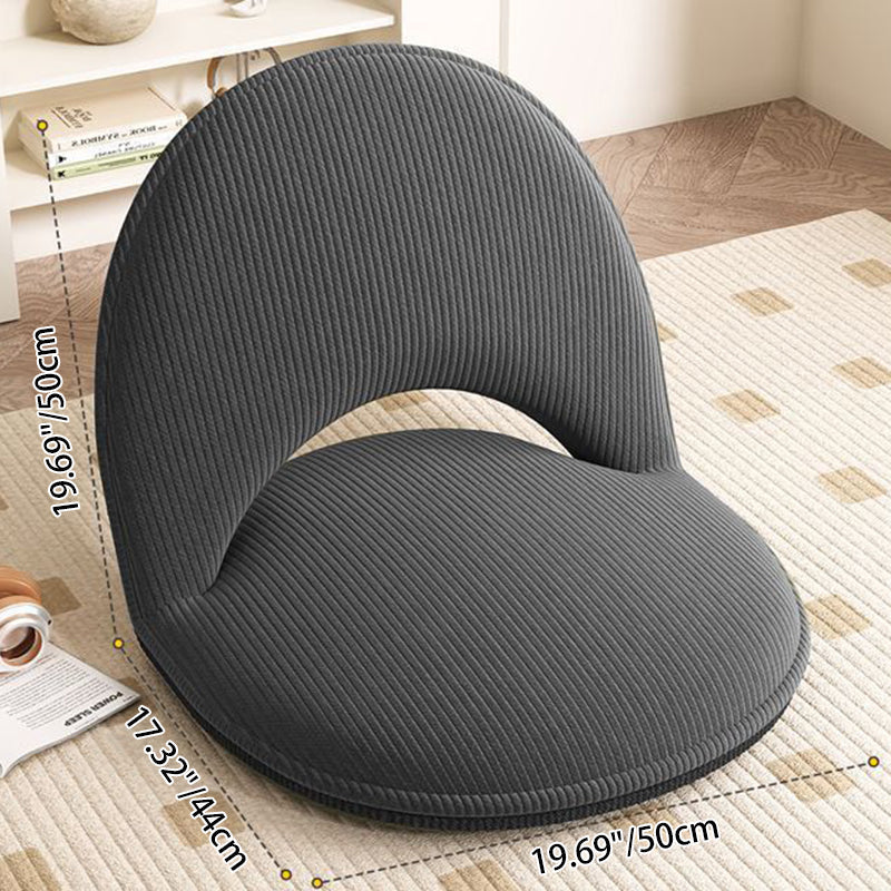 Lambswool Elegance | Stylish Minimalist Foldable Accent Chair 4