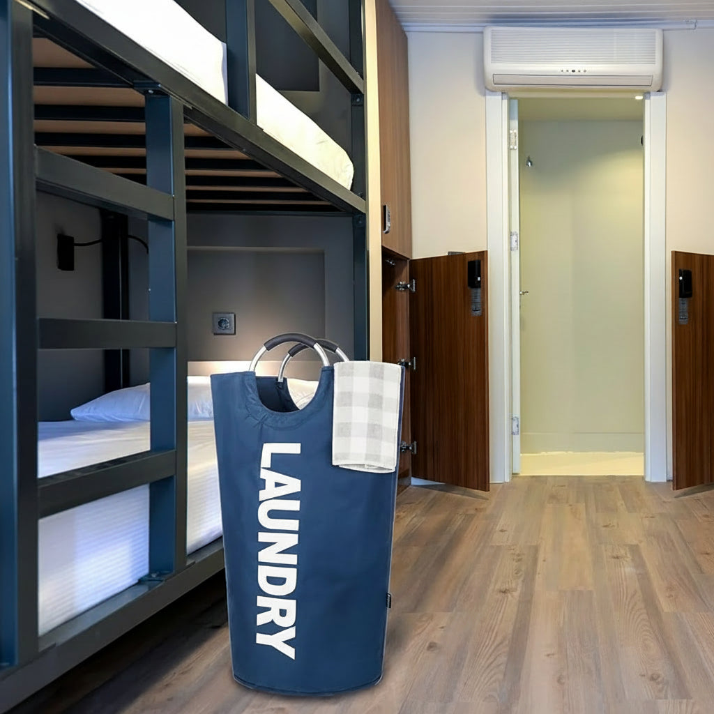 Large Foldable Laundry Hamper with Waterproof Fabric | Space-Saving Design for Easy Storage 11