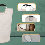 Large Foldable Laundry Hamper with Waterproof Fabric | Space-Saving Design for Easy Storage 4