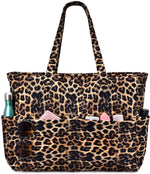 Large Waterproof Beach Tote Bag with Zipper & Organizational Pockets | Ideal Beach Bag for Family Outings 12