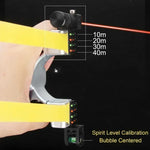 Tuzwa Outdoor Target Practice Aiming Toy with LED Guide & Level – Lightweight Polycarbonate Design with Non-Slip Grip, 115mm