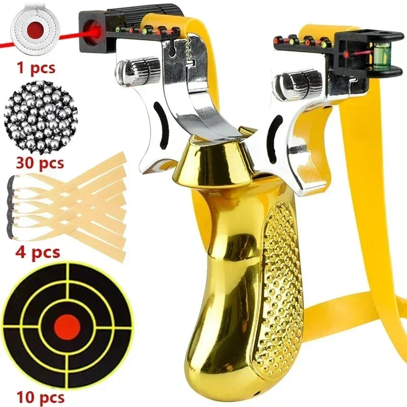 Tuzwa Outdoor Target Practice Aiming Toy with LED Guide & Level – Lightweight Polycarbonate Design with Non-Slip Grip, 115mm